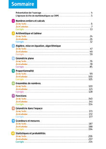 Objectif CRPE 2025 - Maths - 230 exercices pour bien s'entrainer - épreuve écrite d'admissibilité