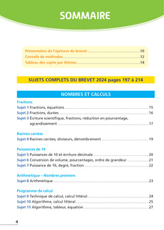 Annales Brevet 2025 - Maths 3e - Sujets et Corrigés