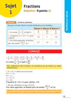 Annales Brevet 2025 - Maths 3e - Sujets et Corrigés