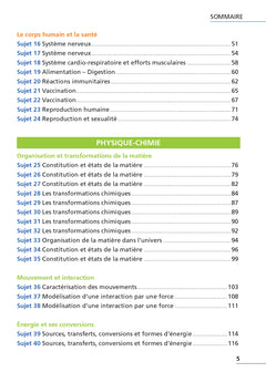 Annales Brevet 2025 - Sciences 3e