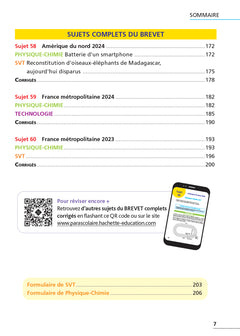 Annales Brevet 2025 - Sciences 3e