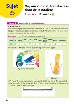 Annales Brevet 2025 - Sciences 3e