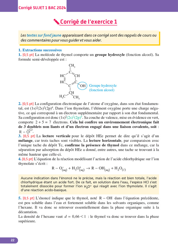 Annales Objectif BAC 2025 - Spécialité Physique-Chimie