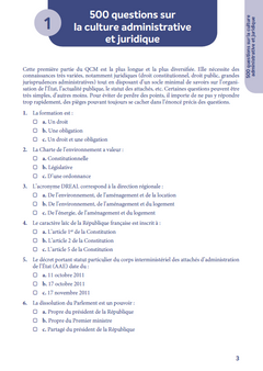 IRA 1000 QCM - Cat. A - Concours externe, interne et 3e concours - 2025-2026