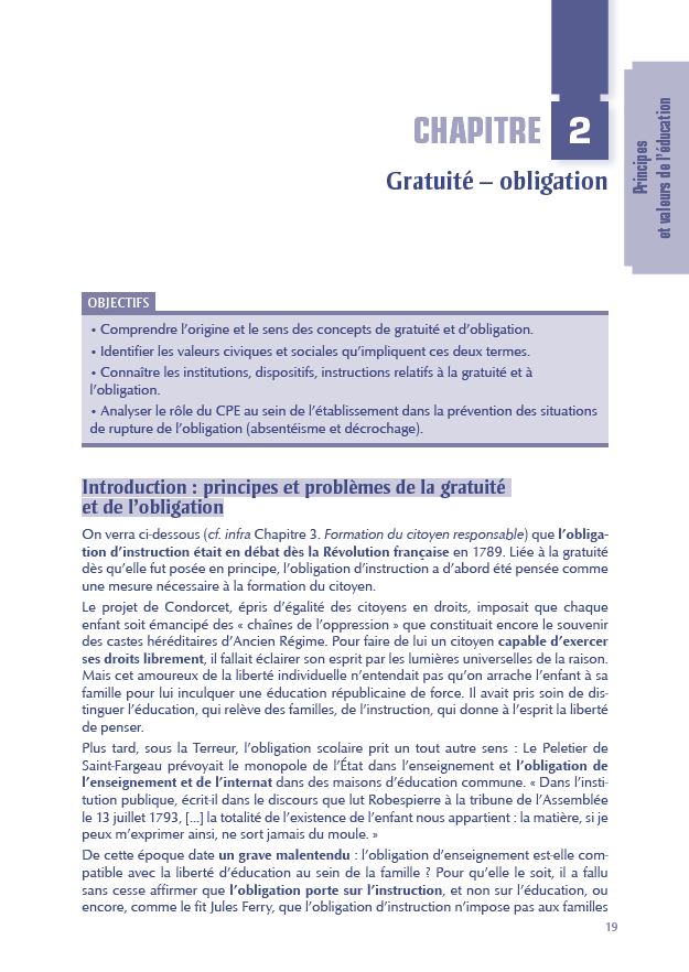 Concours CPE - Conseiller principal d'éducation - 6e éd.