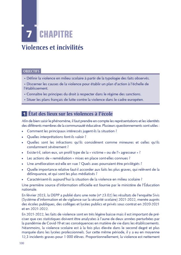 Concours CPE - Conseiller principal d'éducation - 6e éd.