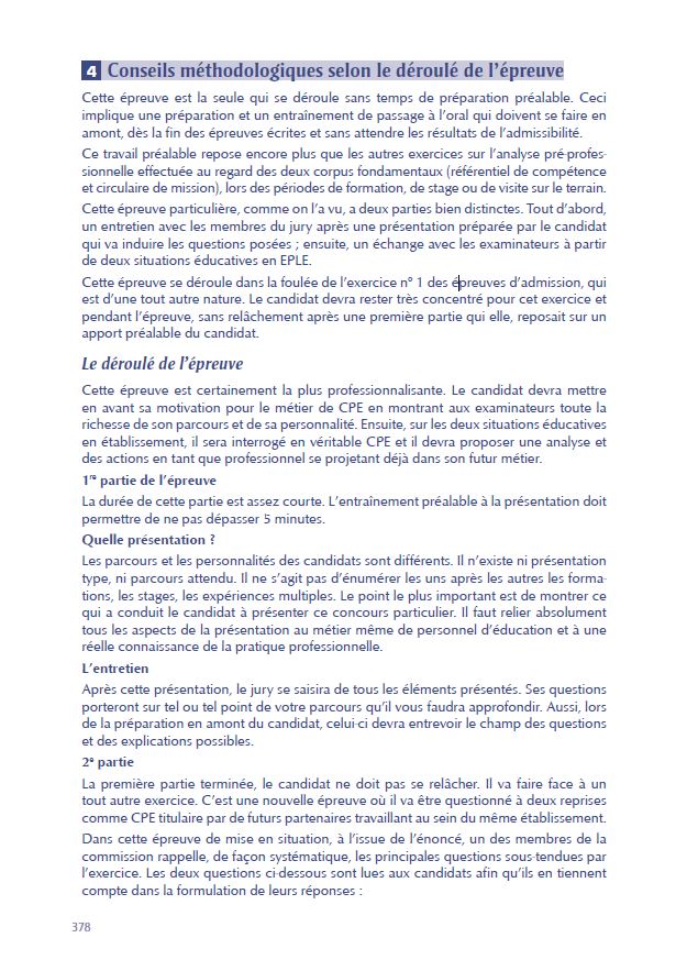 Concours CPE - Conseiller principal d'éducation - 6e éd.