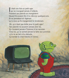 Le petit ogre veut aller à l'école