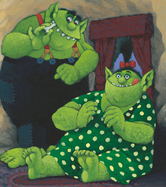 Le petit ogre veut aller à l'école