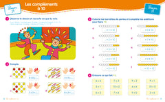 Montessori - J'apprends à compter jusqu'à 100 et à calculer 3-6 ans (chiffres rugueux inclus)
