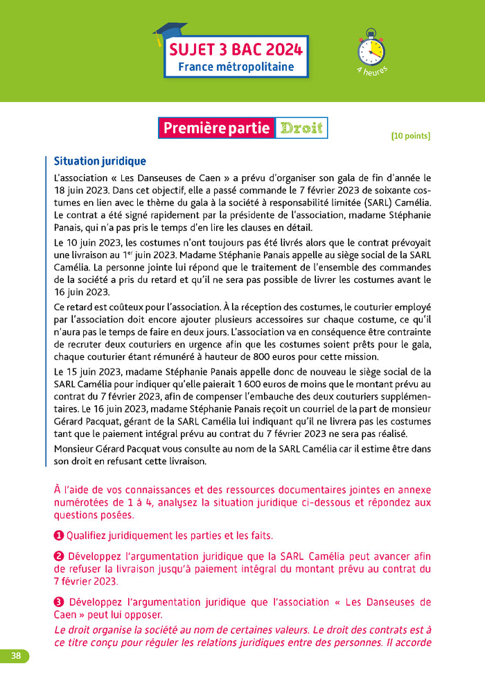 Annales Objectif BAC 2025 -  Bac STMG Tout-en-un