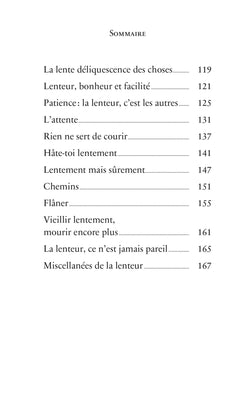 Petit traité de la lenteur à l'usage des gens pressés