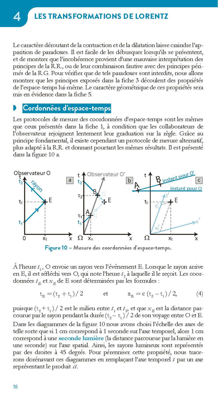 La relativité restreinte