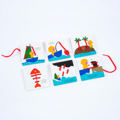 Larguer les amarres - Cartes à lacer TP