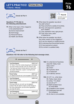Les 100 fiches de vocabulaire du test TOEIC®