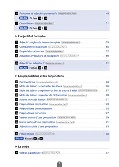 Les 100 fiches de grammaire du test TOEIC® (conforme au nouveau test TOEIC)