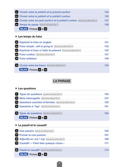 Les 100 fiches de grammaire du test TOEIC® (conforme au nouveau test TOEIC)