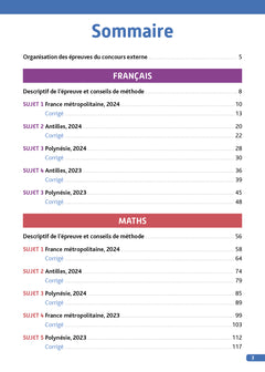 Objectif CRPE 2025 - Annales Toutes les épreuves écrites