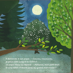 Le petit, tout petit hibou s'envole