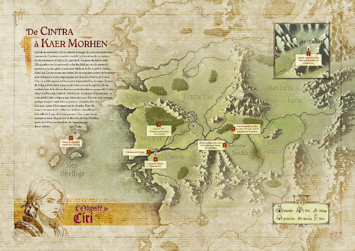 L'univers du Sorceleur (Witcher) : Atlas du Sorceleur