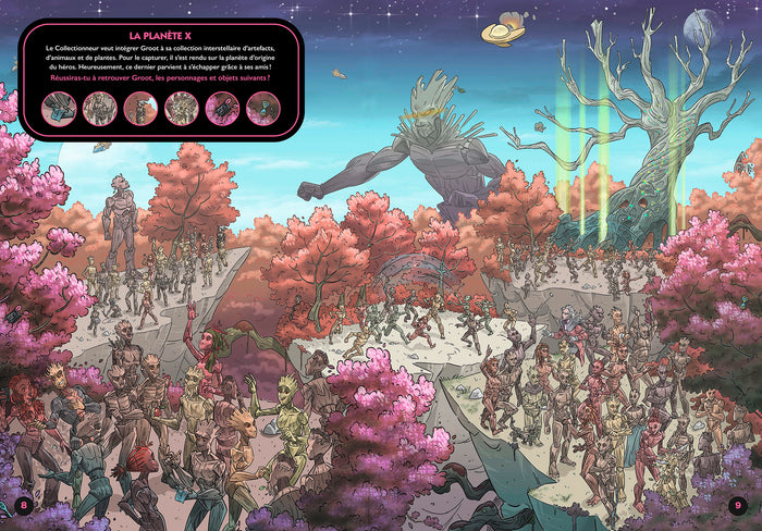 MARVEL - Où se cache Groot ? - Cherche et trouve