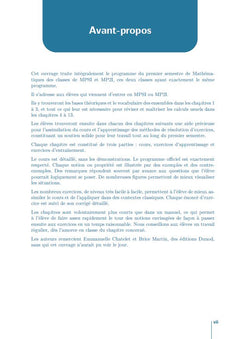 Maths MPSI-MP2I - Tout le 1er semestre