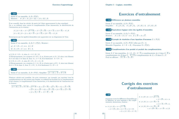 Maths MPSI-MP2I - Tout le 1er semestre