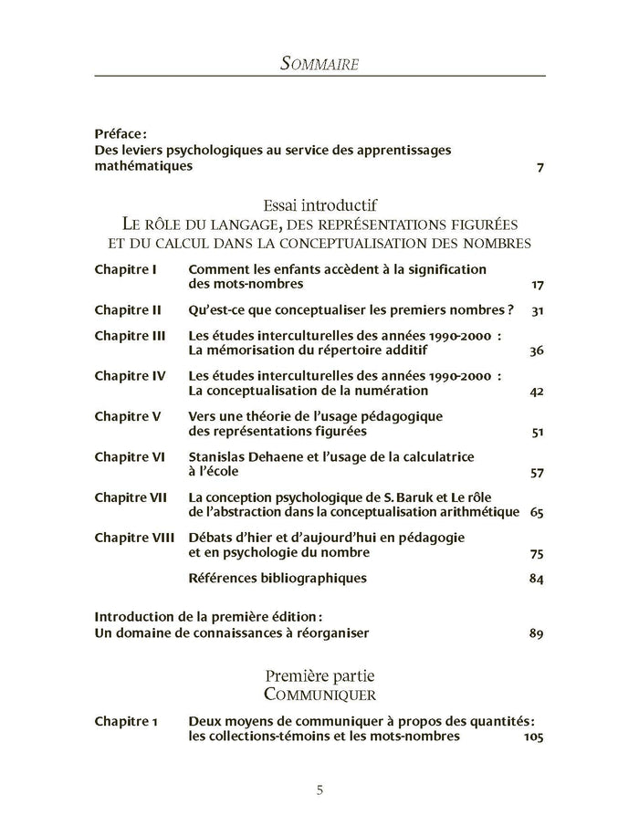 Comment les enfants apprennent à calculer