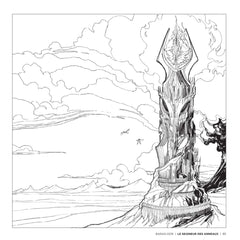 Le monde de Tolkien - Livre de coloriage