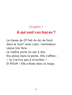 Un monstre en classe de neige