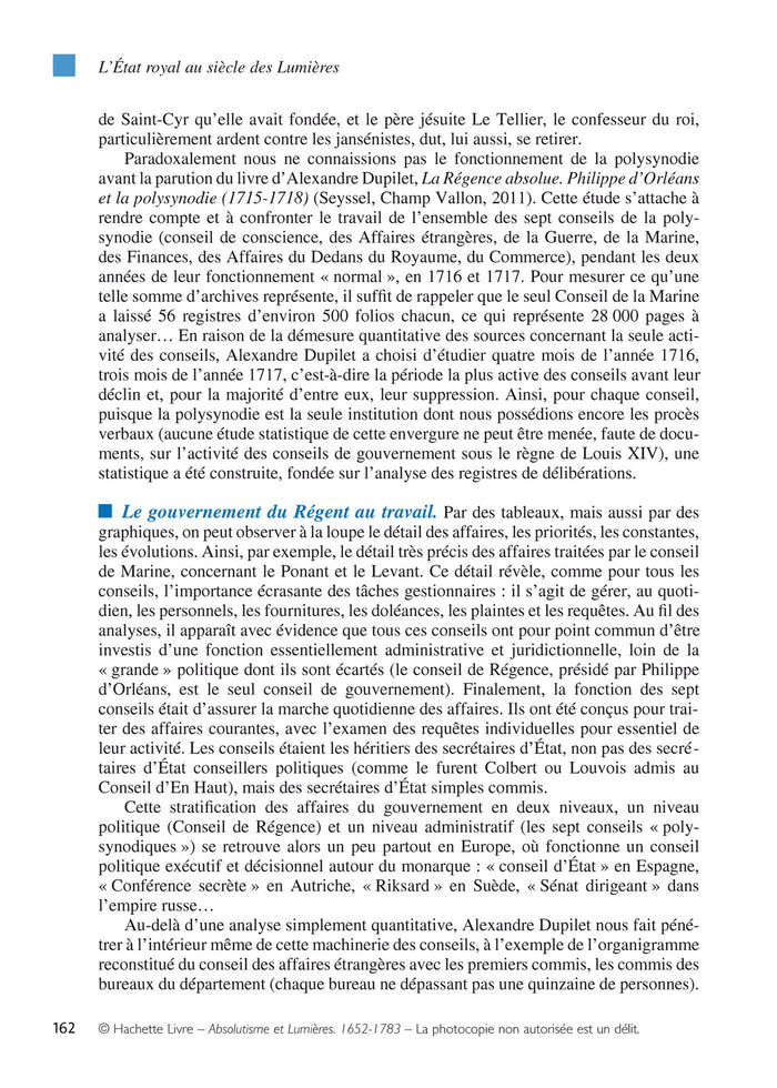 Absolutisme et Lumières