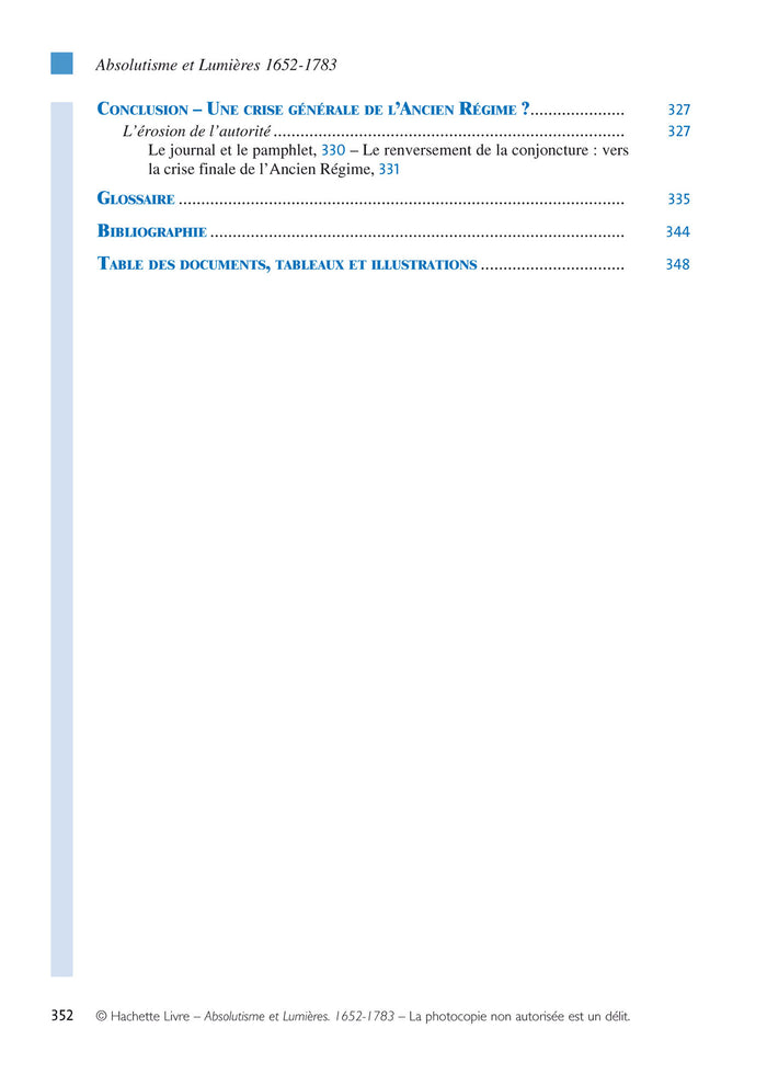 Absolutisme et Lumières