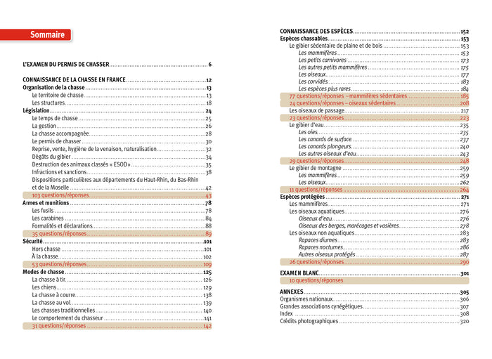 L'examen du permis de chasser 2024