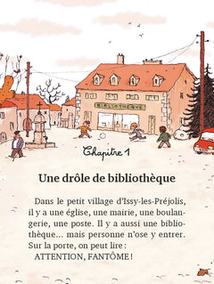Un fantôme à la bibliothèque