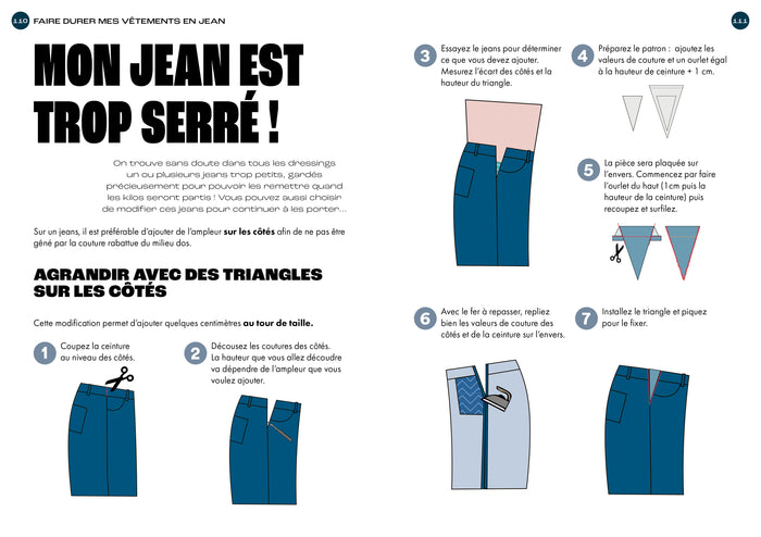 Coudre le jean