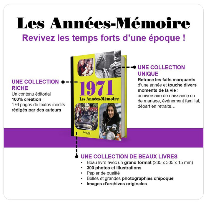 Les années-mémoire volume 1971