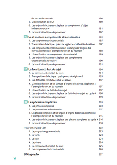 Enseigner la grammaire au collège