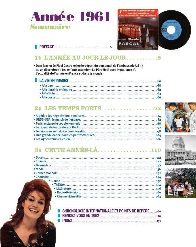 Les années-mémoire volume 1961