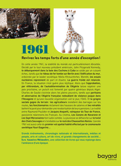 Les années-mémoire volume 1961
