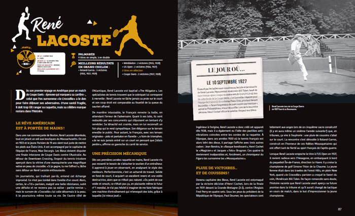 Les légendes du tennis