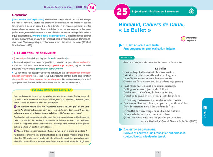 Annales du bac Annabac 2025 Français 1re technologique