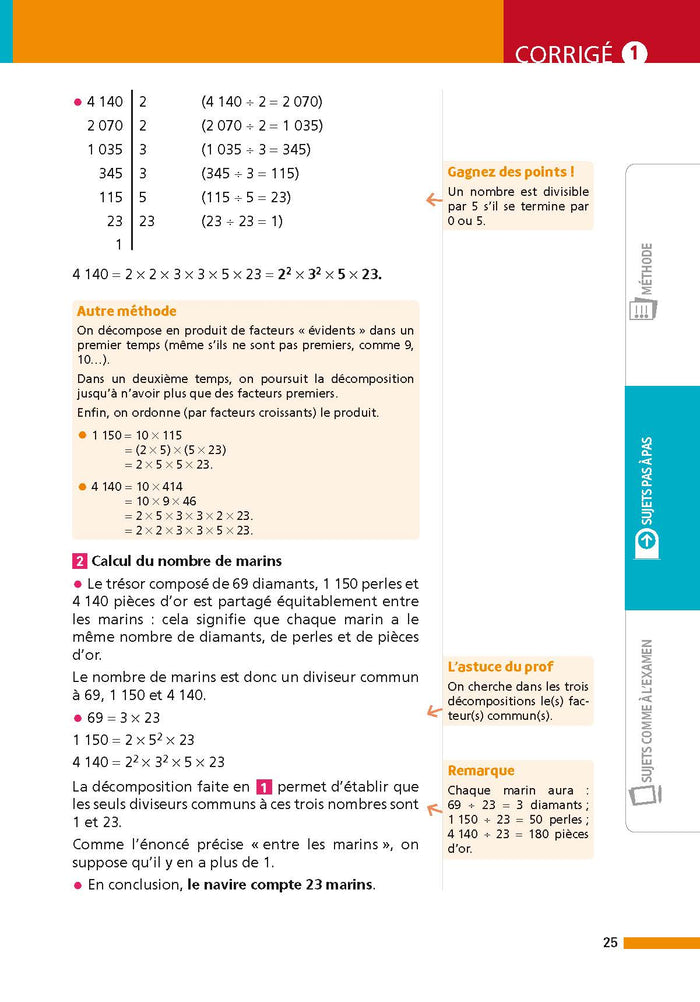 Annales Brevet 2023 Maths - Corrigés