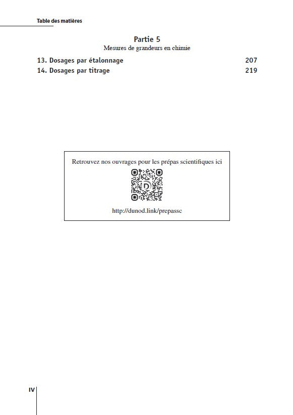 Chimie Exercices incontournables