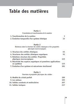 Chimie Exercices incontournables PCSI