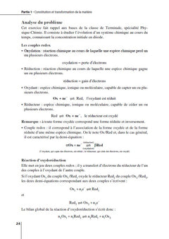 Chimie Exercices incontournables PCSI