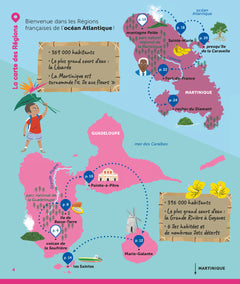 La Guadeloupe, la Martinique et la Guyane