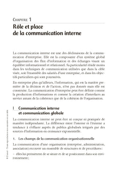 La communication interne des entreprises - 9e éd.
