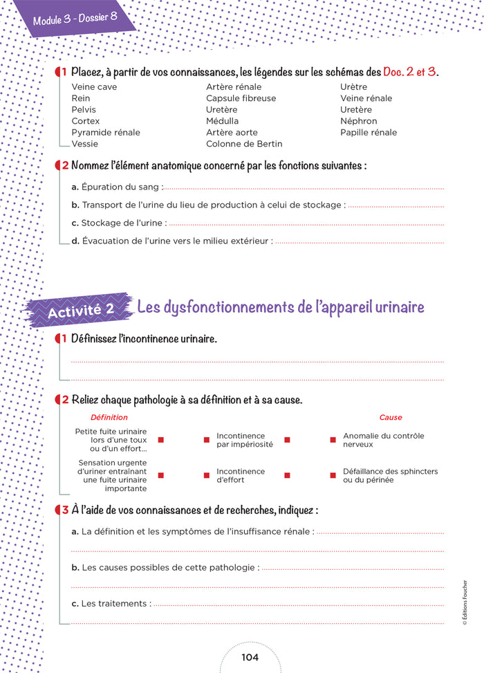 Cahier d'entraînement - Diplôme Aide-Soignant - DEAS