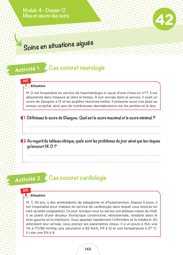 Cahier d'entraînement - Diplôme Aide-Soignant - DEAS