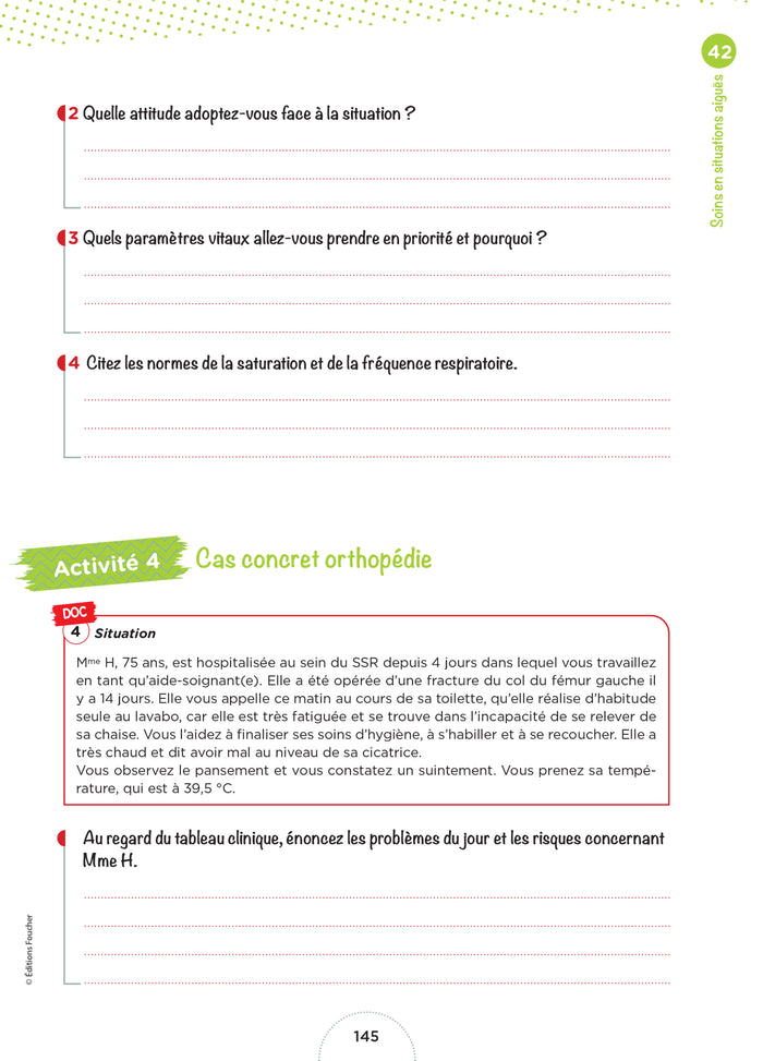 Cahier d'entraînement - Diplôme Aide-Soignant - DEAS